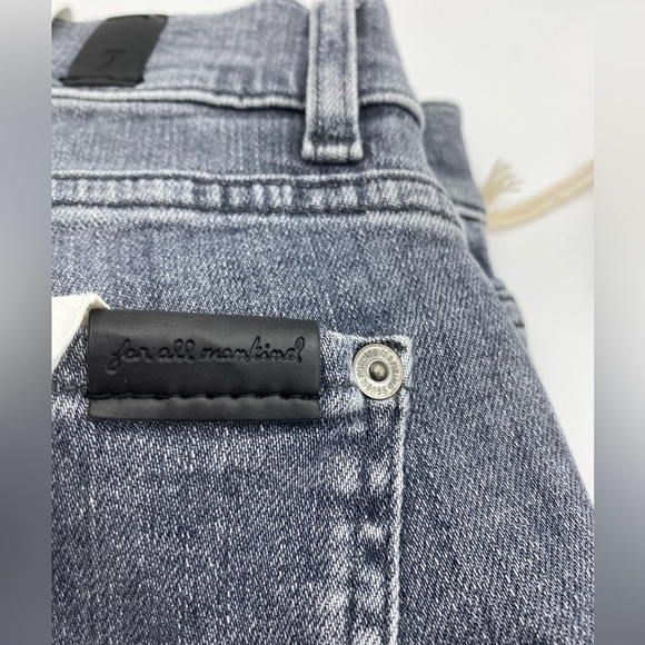7 For All mankind the Classic Bootcut  gray/dark blue jeans - Picture 5 of 16